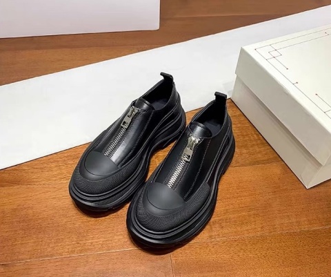 Buty Alexander Mcqueen skórzane sneakersy