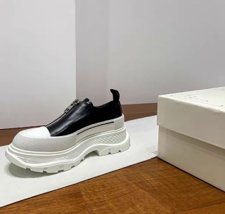 Buty Alexander Mcqueen skórzane sneakersy