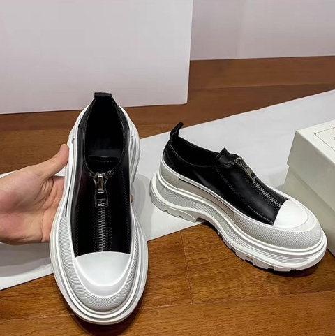 Buty Alexander Mcqueen skórzane sneakersy