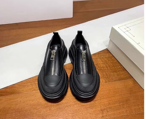 Buty Alexander Mcqueen skórzane sneakersy