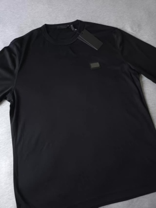 Koszulka t-shirt Dolce&Gabbana Silky Cotton Long‑Sleeve