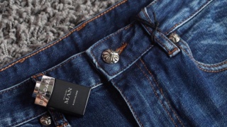 Spodnie Chrome Hearts Denim slim fit