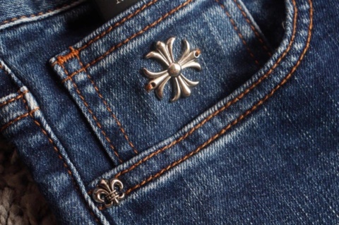 Spodnie Chrome Hearts Denim slim fit