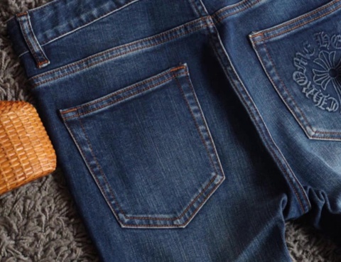Spodnie Chrome Hearts Denim slim fit