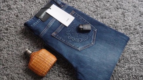Spodnie Chrome Hearts Denim slim fit