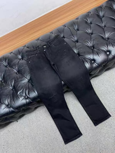 Spodnie Dolce&Gabbana Slim Black Destroyed