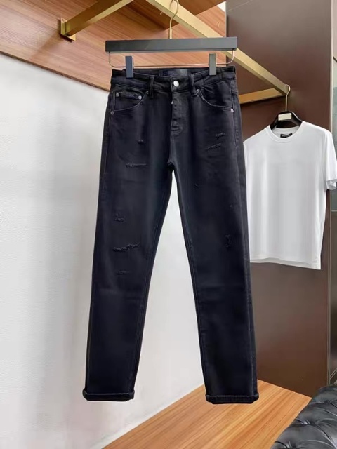 Spodnie Dolce&Gabbana Slim Black Destroyed