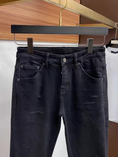 Spodnie Dolce&Gabbana Slim Black Destroyed