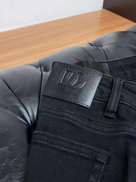 Spodnie Dolce&Gabbana Slim Black Destroyed