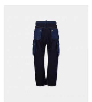 Spodnie Dsquared Deep Blue Straight‑Slim