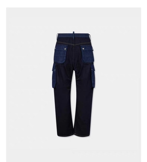 Spodnie Dsquared Deep Blue Straight‑Slim