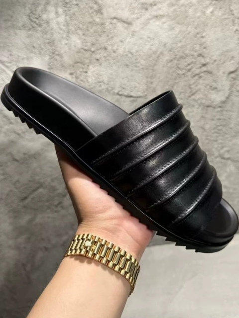 Męskie klapki skórzaane - sandały RICK OWENS