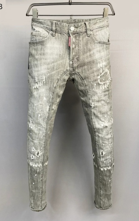 Spodnie Dsquared slim fit Destroyed