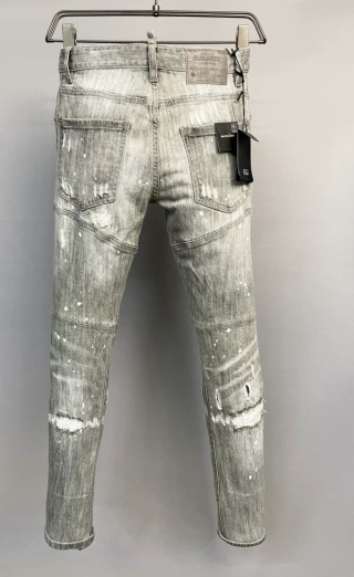 Spodnie Dsquared slim fit Destroyed
