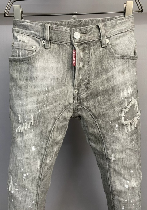 Spodnie Dsquared slim fit Destroyed