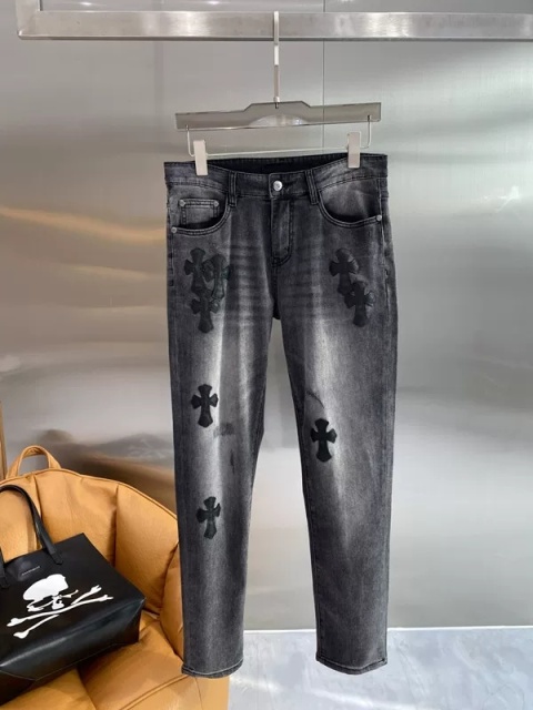 Spodnie Chrome Hearts slim fit