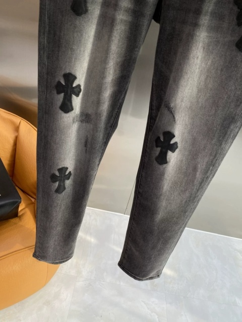 Spodnie Chrome Hearts slim fit