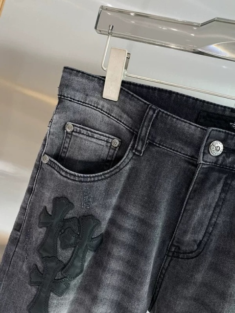 Spodnie Chrome Hearts slim fit
