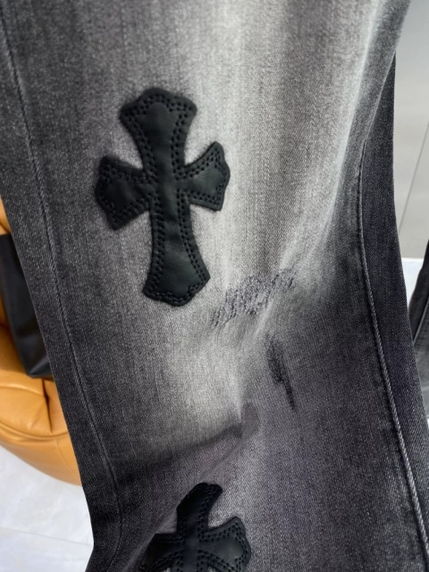Spodnie Chrome Hearts slim fit
