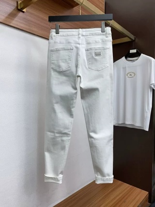 Spodnie Dolce&Gabbana Slim fit White