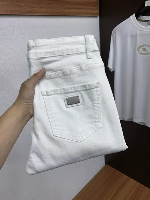 Spodnie Dolce&Gabbana Slim fit White