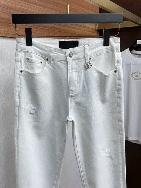 Spodnie Dolce&Gabbana Slim fit White