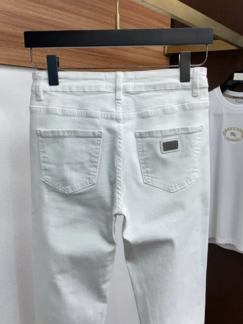 Spodnie Dolce&Gabbana Slim fit White