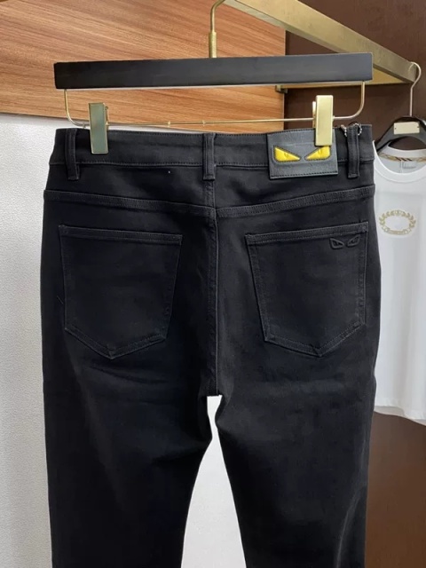 Spodnie Fendi Slim Black