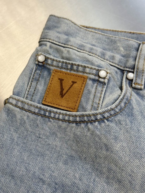 Spodenki szorty jeansowy Louis Vuitton