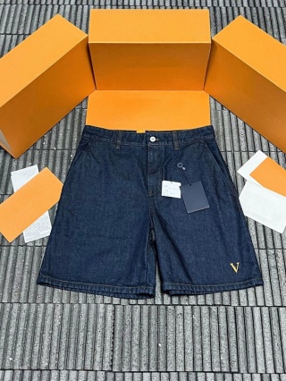 Spodenki szorty denim Louis Vuitton