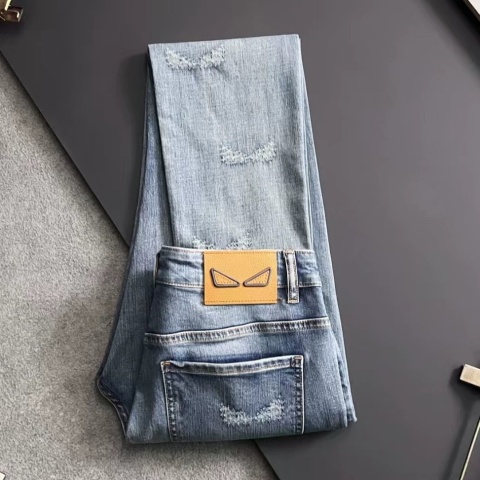 Spodnie meskie Denim slim fit Fendi