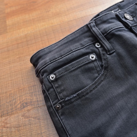 Spodnie Ermenegildo Zegna jeans czarne premium slim fit