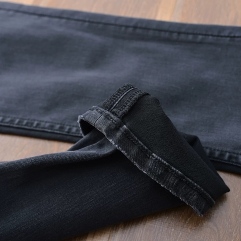 Spodnie Ermenegildo Zegna jeans czarne premium slim fit