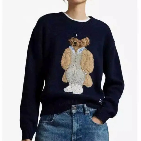Sweter damski wełnainy z kaszmirem Ralph Lauren