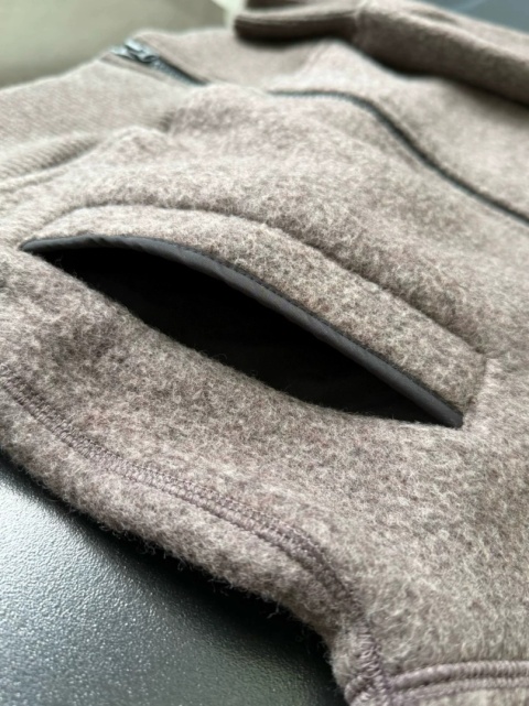 Bluza wełniana kurtka zapiana na zamek Canada Goose