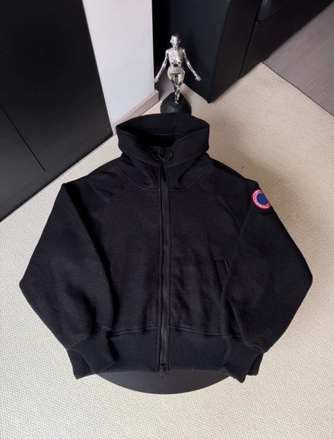 Bluza wełniana kurtka zapiana na zamek Canada Goose