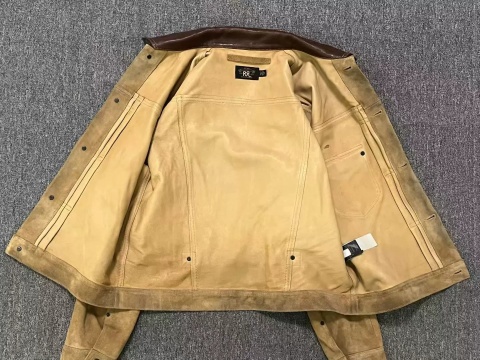 Kurtka skórzana Ralph Lauren