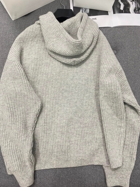 Wełniana bluza z kaptuem Celine