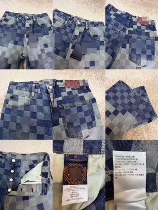 Spodnie Louis Vuitton proste straight fit