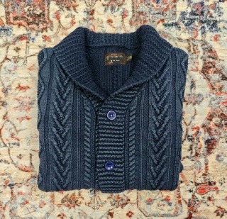 Sweter klasyczny ponadczasowy kardigan Ralph Lauren