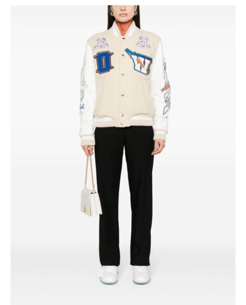 Kurtka bejsbolowa Off White Kurtka bejsbolowa Off White