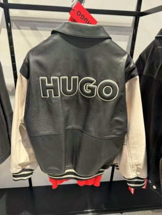 Kurtka skórzna Hugo Boss