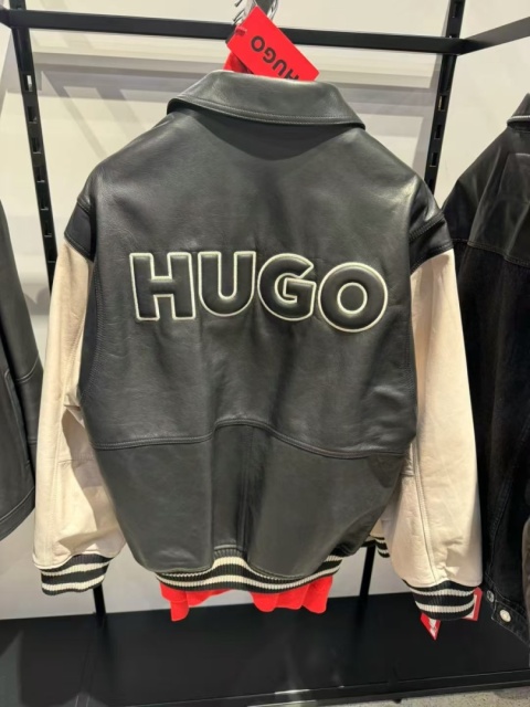 Kurtka skórzna Hugo Boss