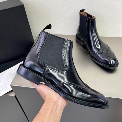 Buty wsuwane sztyblety Prada